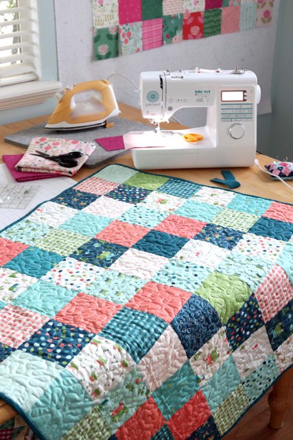 How to Make a Patchwork Baby Quilt - Diary of a Quilter - a quilt blog